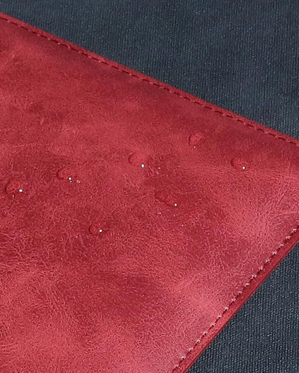 Leather Laptop Sleeve Compatible with MacBook Pro 14 Inch M4 M3 M2 M1 Pro/Max Case,Slim and Durable Waterproof Protective Cover for 13-14 Inch Notebook Computer Cover,Red