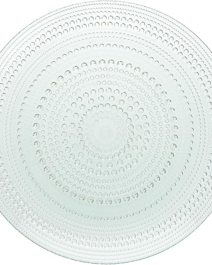 Fortessa Jupiter Glass, 13" Charger/Platter Plate (Set of 4), Sage Green