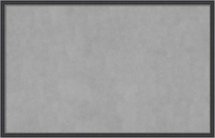 Amanti Art Black Framed Magnetic Board 21x33 Large Vision Board for use with Magnets, 100% Metal Sheet to Display Items as Office Decor or for Home Organization in mudroom, Kitchen or Kids Room