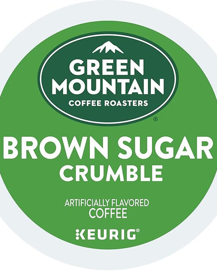 Green Mountain Coffee Roasters Brown Sugar Crumble Keurig Single-Serve K-Cup pods, Medium Roast Coffee, 72 Count
