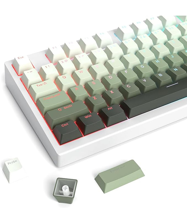 Guffercty kred 135 Key Gradient Keyboard Keycap Set Backlit, OEM Profile-PBT Material-Translucent Characters Compatible with MX Switches (Mistbind)