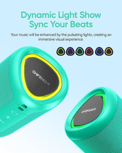Portable Bluetooth Speaker Valentines Gifts For Him: Powerful Crystal Clear Sound/Romantic Light/IPX5 Waterproof/All Day Playtime/BT 5.3/TWS Paring,Small Wireless Speaker for Outdoor|Travel|Date Night