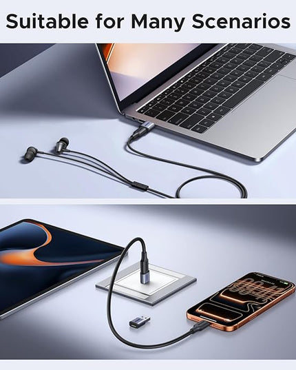 UGREEN USB to USB C Adapter 5 Pack, 10Gbps USBC Female to A Male Adapter, Type C USB C Cable Converter for iPhone 17 16 15 14 13 Plus Pro Max,iPad Air Mini 6 7,Samsung Galaxy S23 S24,iPad Air