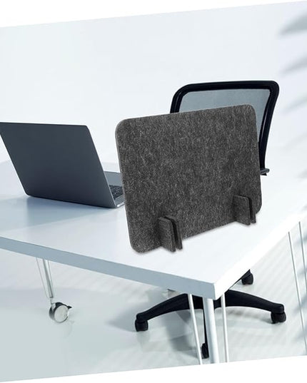 Uonlytech Felt Desktop Privacy Partition Panel Soundproof Desk Divider for Office and Classroom 30 x 18 Table Shield Easy Installation for Students and Teachers