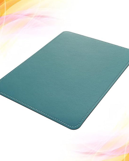PU Leather Mouse Pad with Stitched Edge, Micro-Fiber Base, Non-Slip Waterproof, 8x11Inch (Ultramarine)