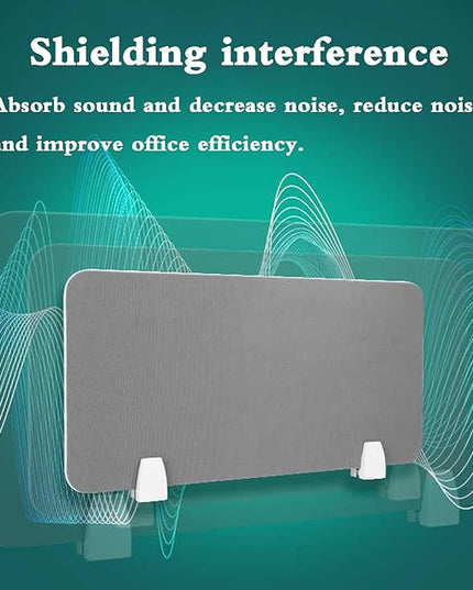 Acoustic Desk Divider Privacy Screen for Workstations Independent Partition Wall Classroom & Office Soundproofing Panel Separation Solution