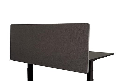 RCLM6024SG Reclaim Desktop Privacy Panel, Soundproof Desk Privacy Partition for Home or Office, 60" Width x 24" Height, Slate Gray