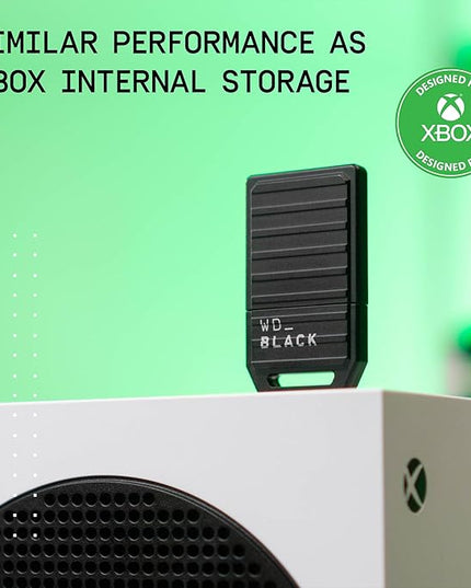WD_Black 512GB C50 Storage Expansion Card, Officially Licensed for Xbox, Quick Resume, Plug & Play, NVMe SSD Expansion for Xbox Series X|S Gaming Consoles - WDBMPH5120ANC-WCSN