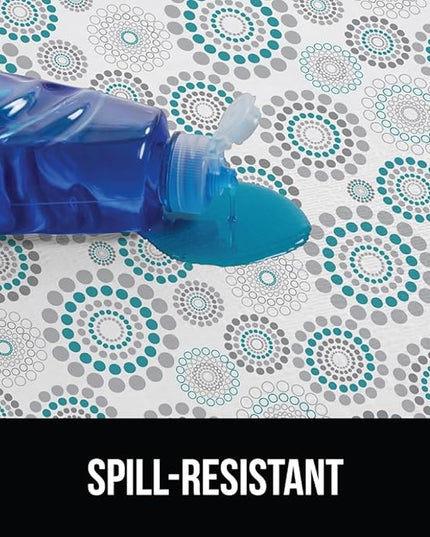 GORILLA GRIP DripGuard Shelf Liner, Non Adhesive Drawer and Kitchen Cabinet Protector, Slip Resistant BPA Free Smooth Surface Plastic Liners for Cabinets, Bathrooms, Closets, 12x240 Inch, Spiral