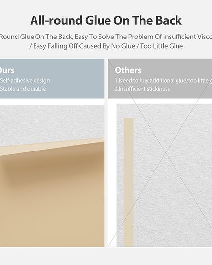 12 Pack Acoustic Panels Self Adhesive Sound Proof Foam, High Density Sound Acoustic Panel, 16X12X0.4 Inch 4:3 Rectangle Panels in Home, Office, Reccording Room, Studio, more(Snow White)