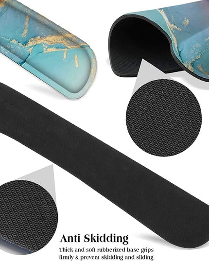 LATEEFAH Mouse Pad with Wrist Rest, 3-in-1 Gaming Mouse Pad, Keyboard Wrist Rest, Ergonomic Memory Foam Mousepad with Wrist Support for Computer Keyboard