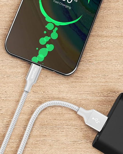 etguuds USB A to USB C Cable 6ft, 2-Pack, 3A Fast Charging Type C Charger Cord for iPhone 17 16 15 Pro Max 16e 17 Air, Samsung Galaxy S25 S24 S23 S22 S21 S20 A17 A16 A56 A55 Flip Fold, White
