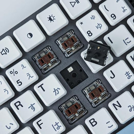 Kailh PG1350 Choc V1 70PCS Mechanical Keyboard Switch kailh Low Profile switches Chocolate Mechanical Keyboard Switch RGB SMD 5-Pin Kailh Switches (Brown,70Pcs)