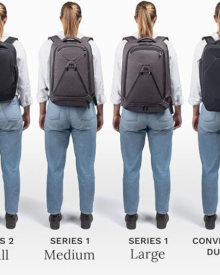Knack Small Series 2 Laptop Backpack Fits up to 16 Inch Laptops - Knack Bags Carry-On Backpack, TSA Approved, Expandable Travel Backpacks With 2 Day Outfit Capacity, Berry Blue