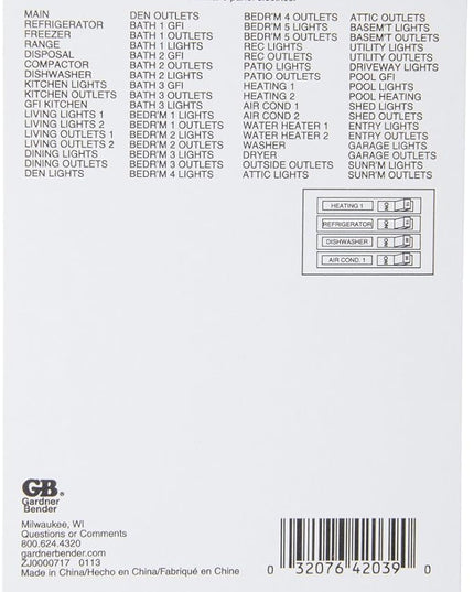 Gardner Bender Alpha 42-ALPH Circ Break Marker, 1 Count (Pack of 1)