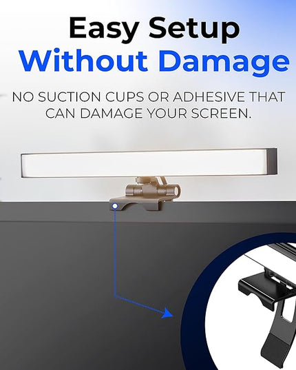 HumanCentric Video Conference Lighting - Webcam Light for Streaming, LED Monitor and Laptop Light for Video Conferencing, Zoom Lighting for Computer, Replace Ring Light for Zoom Meeting, Double Kit