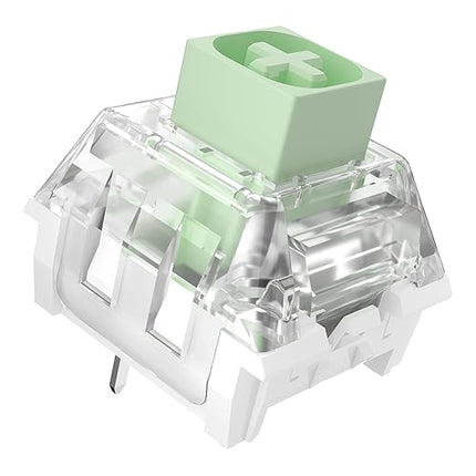 Kailh Box Jade Pro Switches for Mechanical Gaming Keyboard,3-Pin Clicky/Pre lubed/Dust&Waterproof Switches(Jade Pro,10Pcs)