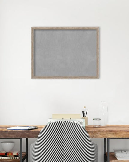 Amanti Art White Framed Magnetic Board 19x25 Medium Vision Board for use with Magnets, 100% Metal Sheet to Display Items as Office Decor or for Home Organization in mudroom, Kitchen or Kids Room
