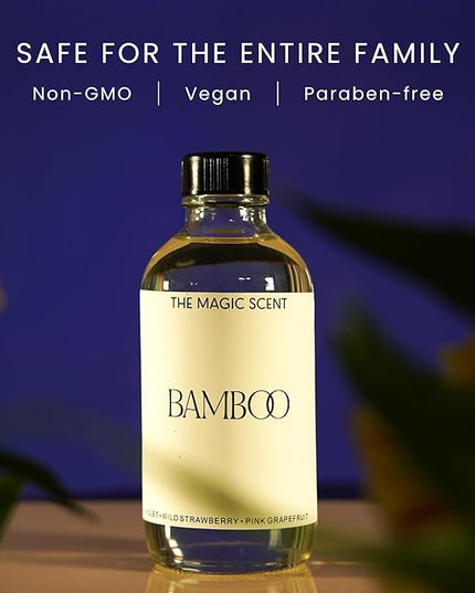 The Magic Scent Bamboo Diffuser Oil - Hotel & Home Luxury Scents Inspired by The Four Seasons, Bora Bora - Diffuser Oil Scents for Home Designed for Use in All Diffusers - 16.9 fl oz, 500 mL