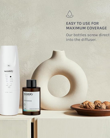 Scentify Oceania Aroma Oil Refill Scent for Oil Diffusers - Orange, Apple, White Tea, Lavender Scents - Luxurious Relaxing Aromatherapy Diffuser Fragrance 100ml, 3.38 oz