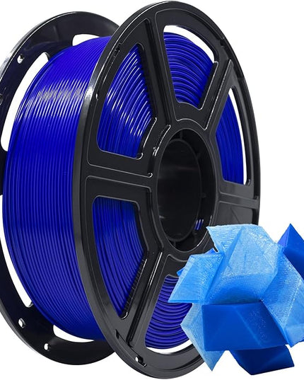 FLASHFORGE PLA Filament 1.75mm, 3D Printer Filament 1kg (2.2lbs) Spool, Dimensional Accuracy +/- 0.02mm, 3D Printing Filament Easy to Use and Fits for Most FDM 3D Printers (Blue)