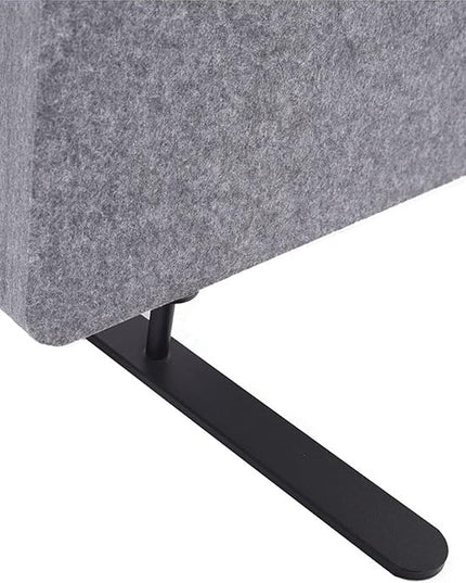 ReFocus™ Raw Freestanding Acoustic Room Divider 3 Pack – Reduce Noise and Visual Distractions with This Lightweight Room Separator (Castle Gray, 24" X 62")