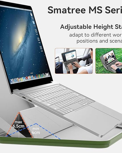 Smatree MS86T Hard EVA Protective Sleeve with Stand Compatible for 16inch ASUS ROG Zephyrus G16 GU605 2025/2024, for Zenbook S16 UX5606, for 15.6inch Vivobook S 15 M5506/Vivobook 16 Flip TP3607, Green