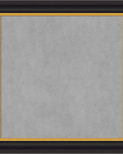 Amanti Art Black Framed Magnetic Board 30x30 Medium Vision Board for use with Magnets, 100% Metal Sheet to Display Items as Office Decor or for Home Organization in mudroom, Kitchen or Kids Room