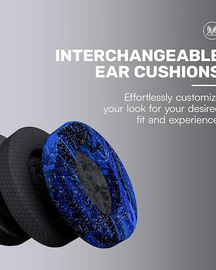Raycon Fitness Headphones - Wireless Over-Ear-Headphones with 45 Hours of Battery, Active Noise Cancellation, Awareness Mode, 3 Quick Swap Ear Cushions, IPX4 Water Resistance (Black)