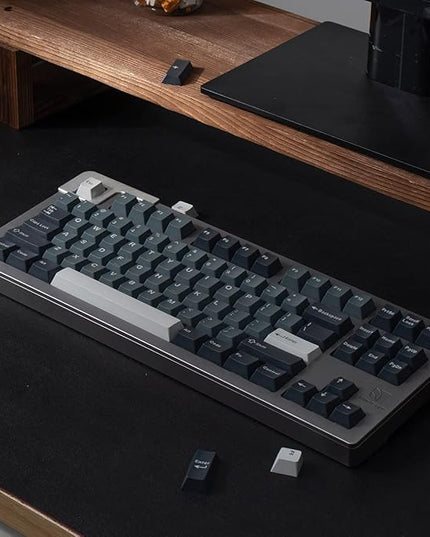 Sumgsn Apollo Keycaps 163 Keys Doubleshot Keycaps Cherry Profile Custom Keyboard Key caps Set Fit for 61/64/87/104/108 Cherry Mx Switches ISO ANSI Layout Alice Keyboard Mechanical Keyboards