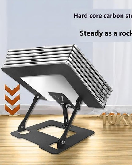 Ywmsfl Foldable Computer Stand Adjustable Tablets Holder Bracket Ergonomic for Laptops Tablets Phones Lightweighted Office Desk with