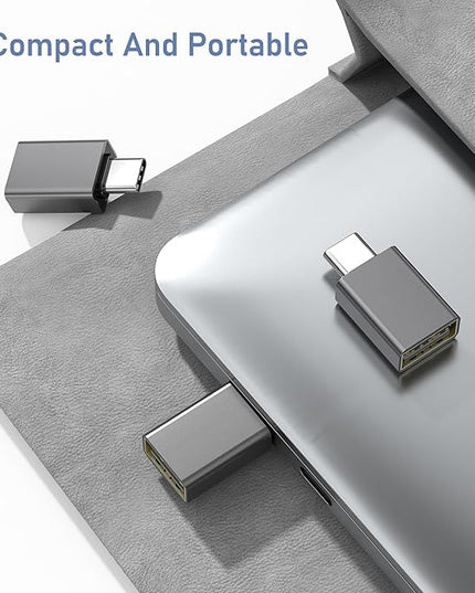 Basesailor USB C to USB Adapter 3Pack,USBC Male to A Female 3.0 OTG MacBook Pro/Air Adapter,Type C Thunderbolt 4 3 Converter for Apple iPhone 17 16 15,Mac,iPad,Microsoft Surface,Samsung Galaxy S25 S24