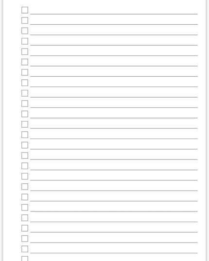321Done To Do List Notepad for Planner Refill Pages – Made in USA - 50 Sheets (5.5x8.5) To-Do's Tear Off, Planning Memo Pad, Checklist Notes Left Hole Punch Margins - Simple Script College-Ruled