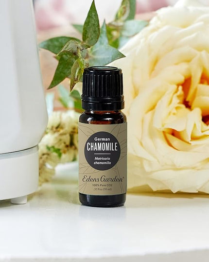 Edens Garden Chamomile- German CO2 Essential Oil- 100% Pure Premium Grade, Undiluted, Natural, Therapeutic, Aromatherapy, The Best for Diffuser, Skin, Face, Kid Safe 10 ml (.33 fl oz)