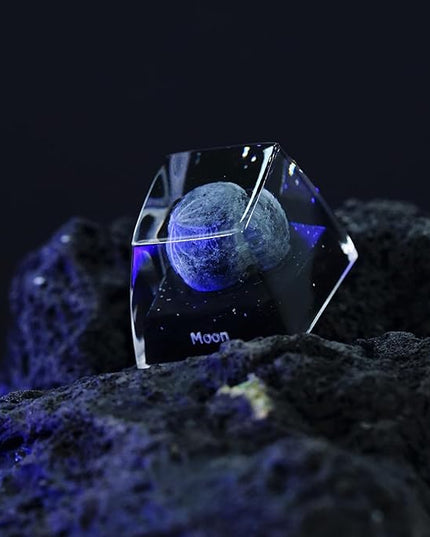 Moon Satellite Planet Artisan Keycap R1 SA Profile Custom Solar System Planets Keycaps 1U ESC Handmade Resin Gaming Galaxy Key Cap Cherry MX Switch Compatible Mechanical Keyboard Space Lover Gift