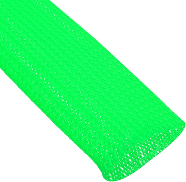 uxcell Expandable Sleeving, 2-inch 25ft Cable Sleeve, Green