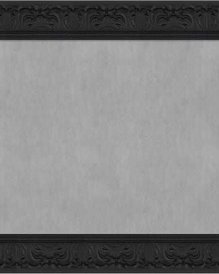 Amanti Art Black Framed Magnetic Board 25x31 Medium Vision Board for use with Magnets, 100% Metal Sheet to Display Items as Office Decor or for Home Organization in mudroom, Kitchen or Kids Room