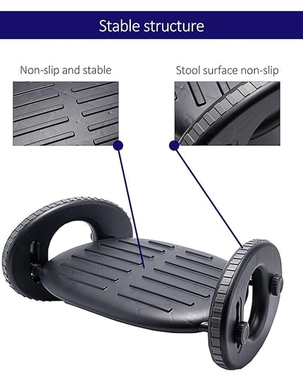 Under Desk Footrest – 4-Level Angle Adjustment & Active Rocker Feature, Durable ABS Foot Support, Anti-Slip Design, Ideal for Office, Home, Travel & Posture Correction