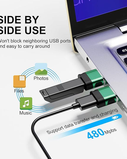 USB to USB C Adapte Multi Color 8-Pack,USBC Female USBA Male Adapter,USB-A Charger Type-C Cable Converter for iPhone 17 16 15 14 Plus Pro Max,iPad Pro Air 4 Mini 6,Samsung S25 S24 S23