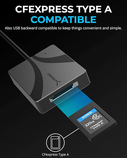 SABRENT USB Type C CFexpress Type A Card Reader [CR-CFXA]