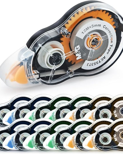 M&G 39.3 Feet Correction Tape, 12 Pack Correction Tape, Easy to Use Applicator for Instant Corrections,Office Products, Total 472FT/144M