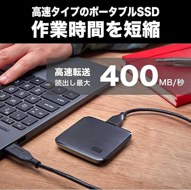 Western Digital 2TB Elements SE - Portable SSD, USB 3.0, Compatible with PC, Mac - WDBAYN0020BBK-WESN