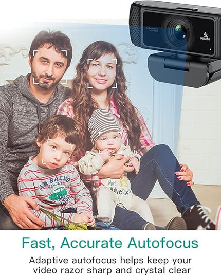 NexiGo N680 1080P Business Webcam with Microphone, Software and Privacy Cover, AutoFocus, Streaming USB Web Camera, for Online Class, Zoom Meeting Skype Facetime Teams, PC Mac Laptop Desktop
