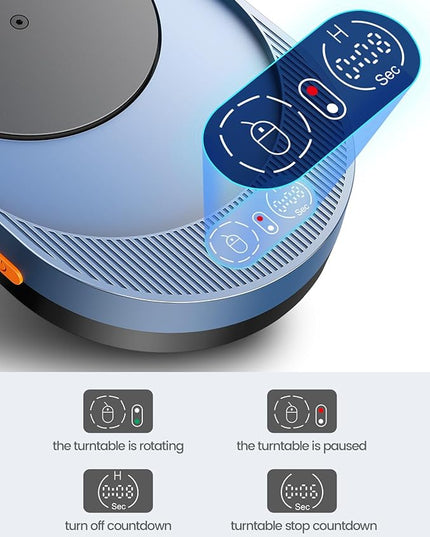 Vaydeer M4 Utra Mouse Mover with APP, Undetectable Mouse Jiggler Device with Remote Control and Timer Function, Driver-Free Shaker Wiggler Mouse Movement Simulation for Computer Awakening-Blue