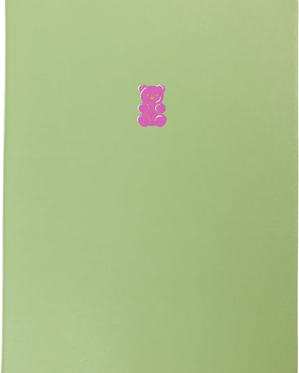 Graphique Gummy Bear Vegan Leather Journal, Diary Notebook for Writing, 192 Lined Pages, La Petite Press Collection, 6” x 8”