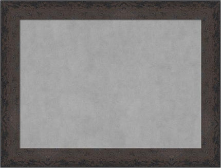 Amanti Art Black Framed Magnetic Board 25x33 Medium Vision Board for use with Magnets, 100% Metal Sheet to Display Items as Office Decor or for Home Organization in mudroom, Kitchen or Kids Room