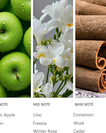 Tuqila Essential Scent Oil Cinnamon pples 20ML Sampler Waterless Diffuser Oil for Cold Air Diffusers, Luxury Home Fragrance Oils, Aromatherapy Oils for Spa, Office, Long-Lasting Refill