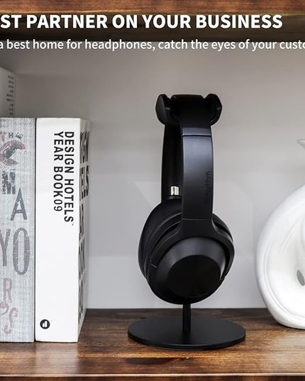Srhythm Headphone Stand,Metal Headset Holder for Space-Saving and Display