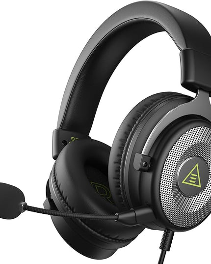 EKSA E900 Headset with Microphone for PC, PS4,PS5, Xbox - Detachable Noise Canceling Mic, 3D Surround Sound, Wired Headphone for Gaming, Computer, Laptop, 3.5MM Jack