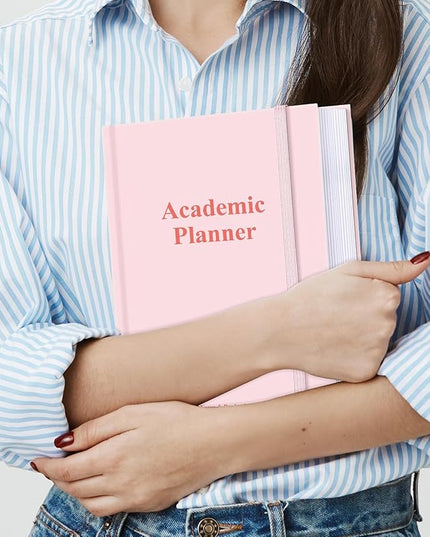 Academic Planner for 2026 or Anytime – 8.5" x 11" Undated Weekly Student Planner For Homeschool, High School, College & Nursing Students, 200 Pages, Pink